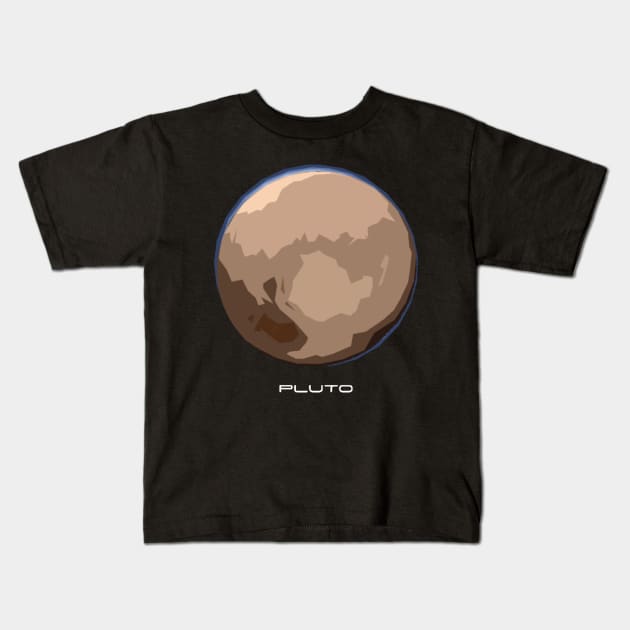 Pluto Kids T-Shirt by LSDrush